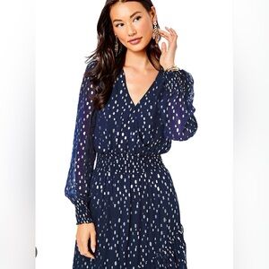 Lilly Pulitzer Cristiana Long Sleeve Midi Dress
